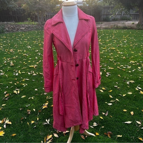 Anthropology Belted Elle Trench Coat | Size XS - Picture 9 of 11